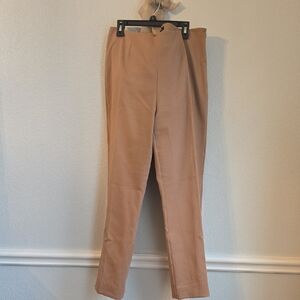 Luxe Women's Khaki Career Chinos Sz12
